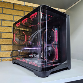 Корпус для ПК WJCOLMAN 360 аквариум M-ATX