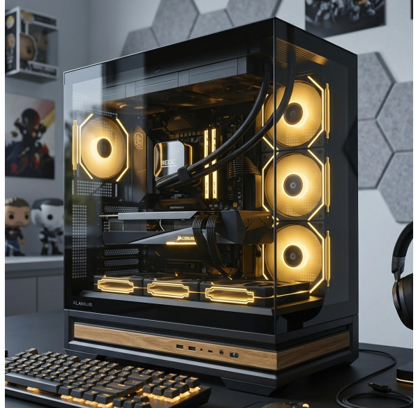 Корпус для ПК Bubalus Forest Language аквариум