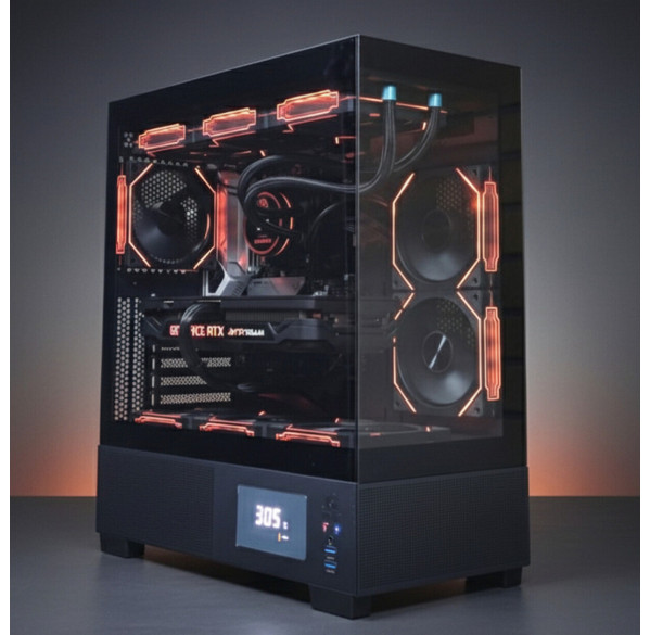 Корпус для ПК Gaming A01D с дисплеем аквариум