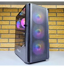 Корпус для ПК AULA R21 Mesh + 4 RGB кулера