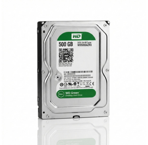 Накопитель жесткий диск HDD 3.5”   500GB WD Caviar Green (pullout)