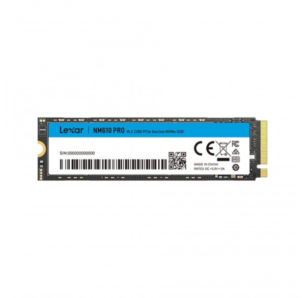Накопитель SSD NVMe Lexar NM610 PRO 500GB Накопитель SSD NVMe Lexar NM610 PRO 500GB