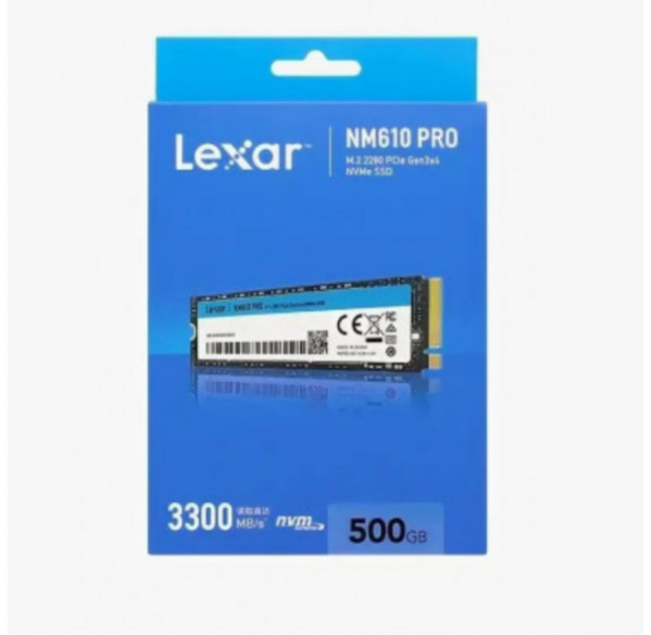 Накопитель SSD NVMe Lexar NM610 PRO 500GB Накопитель SSD NVMe Lexar NM610 PRO 500GB