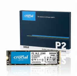 Накопитель твердотельный SSD M.2 NVMe  500GB Crucial P2