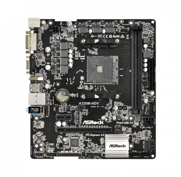 Материнская плата (AM4) A320M-HDV ASRock