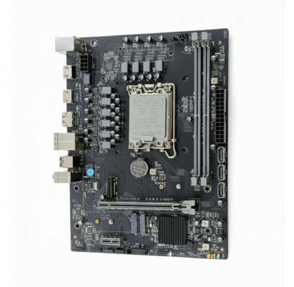 Материнская плата (12-13-14 GEN) H610M-K Abit, DDR4, OEM, Б/У