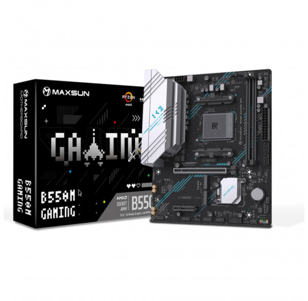 Материнская плата (AM4) B550M MAXSUN Gaming WIFI DDR4 Материнская плата (AM4) B550M MAXSUN Gaming WIFI DDR4