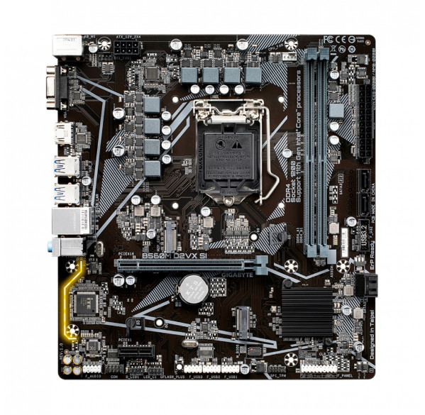 Материнская плата (10-11 GEN) B560M D2VX SI Gigabyte, DDR4, OEM