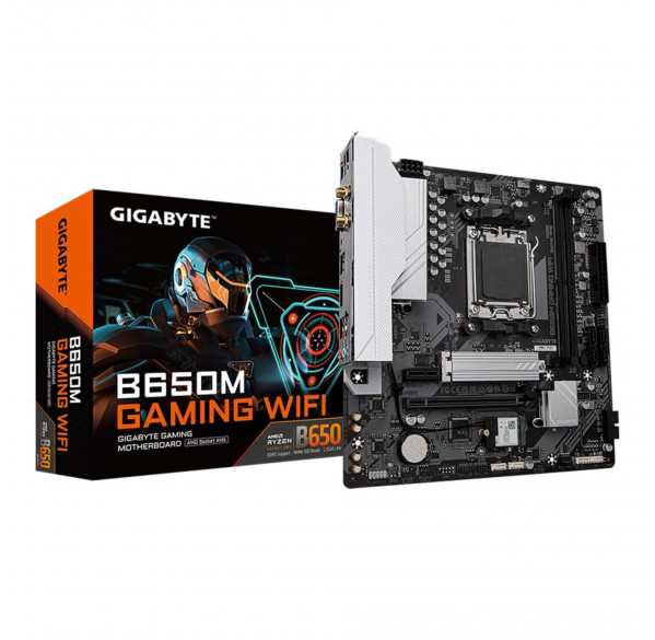 Материнская плата (AM5) B650M GIGABYTE GAMING WIFI DDR5 Материнская плата (AM5) B650M GIGABYTE GAMING WIFI DDR5