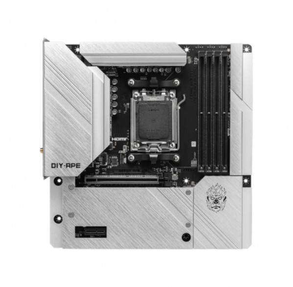 Материнская плата (AM5) B650M MSI APE WIFI DDR5 (подключение кабелей на задней стороне) Материнская плата (AM5) B650M MSI APE WIFI DDR5 (подключение кабелей на задней стороне)