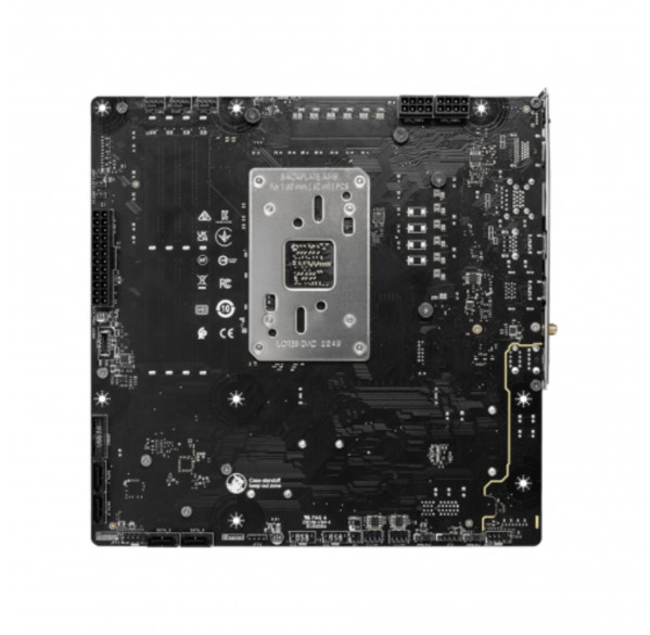 Материнская плата (AM5) B650M MSI APE WIFI DDR5 (подключение кабелей на задней стороне) Материнская плата (AM5) B650M MSI APE WIFI DDR5 (подключение кабелей на задней стороне)