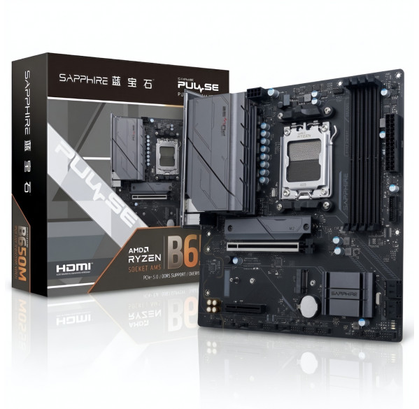 Материнская плата (AM5) B650M Sapphire Pulse WIFI, DDR5
