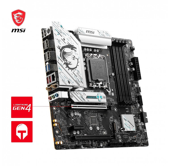 Материнская плата (12-13-14 GEN) B760M MSI Gaming Plus WIFI, DDR5
