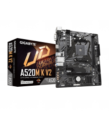 Материнская плата (AM4) A520 - Gigabyte A520M K V2 (2×DDR4)