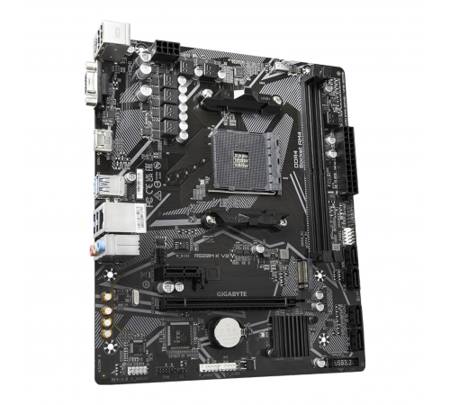 Материнская плата (AM4) A520 - Gigabyte A520M K V2 (2×DDR4)