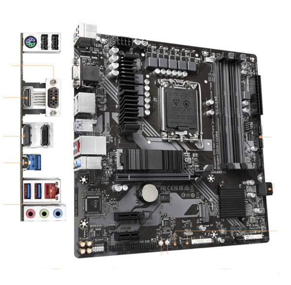 Материнская плата (12-13-14 GEN) B760M DS3H DDR4 Gigabyte Материнская плата (12-13-14 GEN) B760M DS3H DDR4 Gigabyte