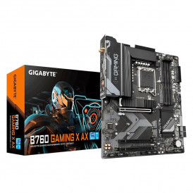 Материнская плата (12-13-14 GEN) B760M Gigabyte Gaming X AX WIFI, DDR5