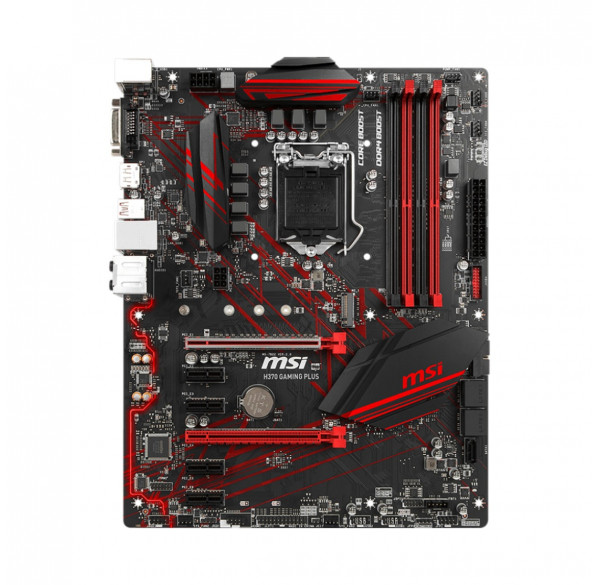 Материнская плата ( 8-9 GEN) H370 MSI Gaming PLUS, DDR4, б/у