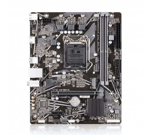 Материнская плата (10-11 GEN)  H470 - Gigabyte H470M K (2×DDR4)