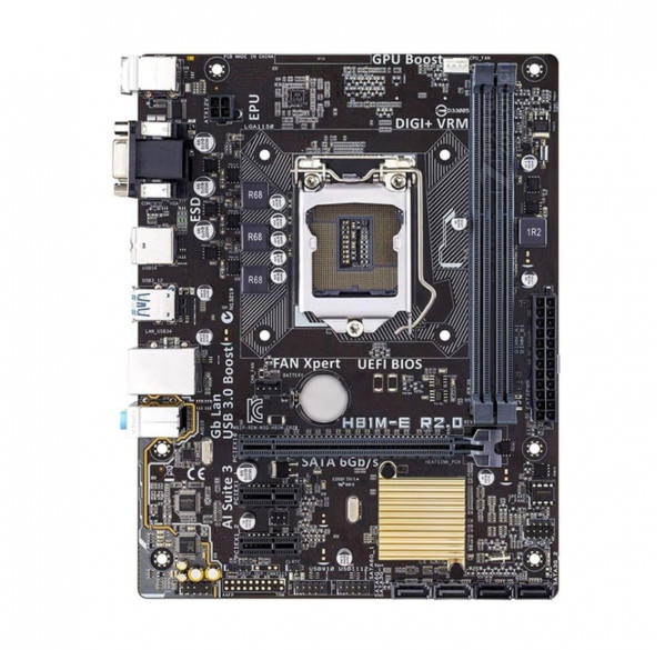 Материнская плата ( 4 GEN) H81M-E R2.0 ASUS, DDR3, OEM
