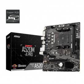 Материнская плата (AM4) A520M MSI DDR4