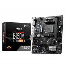 Материнская плата (AM4) B450 - MSI B450-A PRO MAX II (2×DDR4)