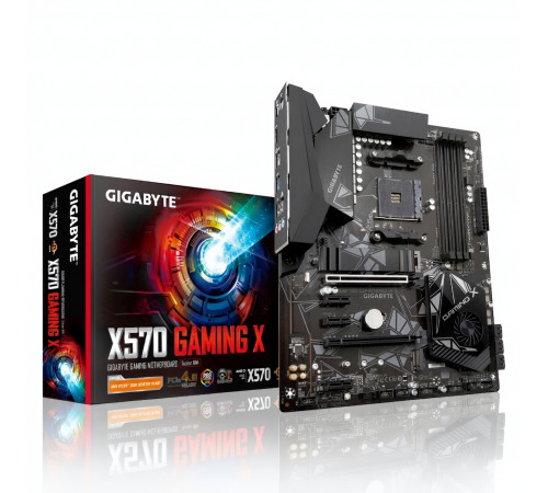 Материнская плата (AM4) X570 - Gigabyte X570 Gaming X (4×DDR4), б/у
