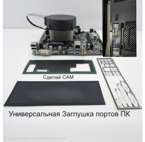 Планка универсальная для материнских плат (сетчатая заглушка)