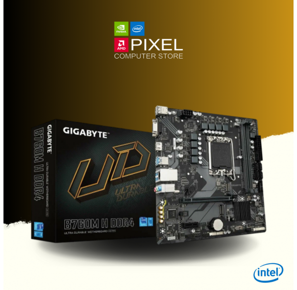 Материнская плата Gigabyte B760M H LGA1700 Б/У