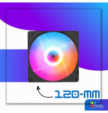 Кулер для корпуса RGB 120mm