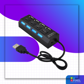 USB Hub разветвитель на 4 USB с выключателями