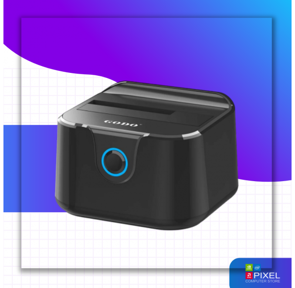 Док-станция для жестких дисков GODO на USB 2.5/3.5 Type C Черный Док-станция для жестких дисков GODO на USB 2.5/3.5 Type C Черный
