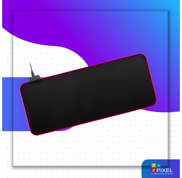 Коврик для стола mousepad 900x400 чёрный с RGB подсветкой Коврик для стола mousepad 900x400 чёрный с RGB подсветкой