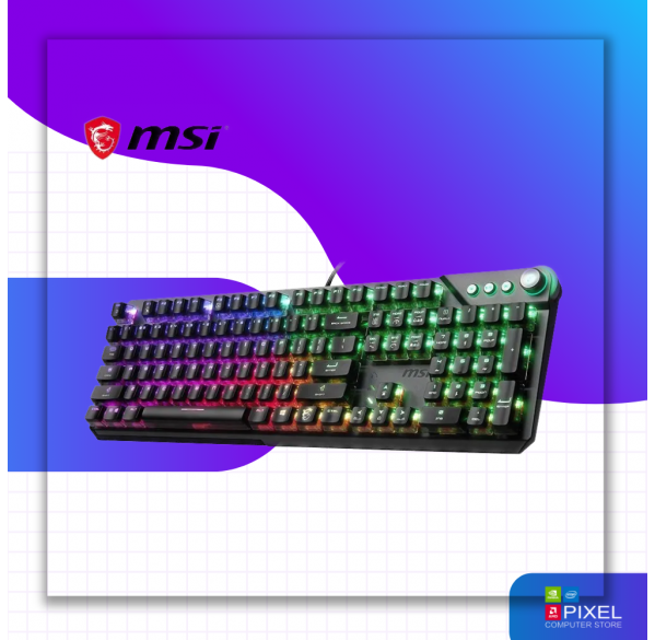 Игровая клавиатура MSI VIGOR GK50Z V2 проводной RGB 104-клавишный