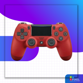 Беспроводной джойстик для PS4-ПК-Android-iPhone (Bluetooth Геймпад) Красный