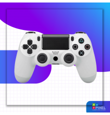 Беспроводной джойстик для PS4-ПК-Android-iPhone (Bluetooth Геймпад) Белый