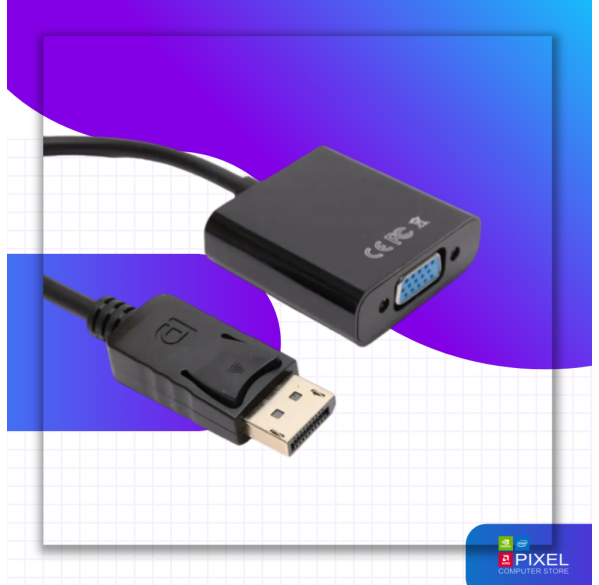 Кабель адаптер переходник DisplayPort - VGA