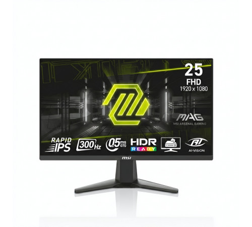 Монитор 25" MSI (FHD, 300Hz) MAG 255PXF киберспортивный