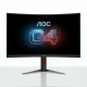 Монитор 27" AOC Gaming G4 / FHD / 260Hz / изогнутый, игровой