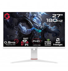 Монитор 27" игровой Gameon FHD 180Hz, Белый