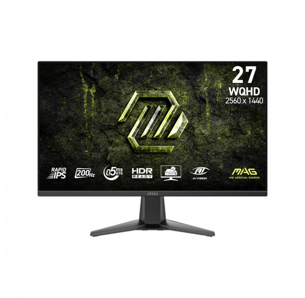 Монитор 27" MSI MAG, 2K, 200Hz, игровой