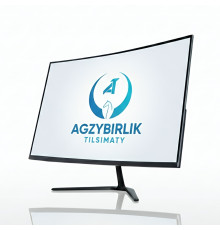 Монитор 32" Agybirlik Tilsimaty, FHD, 75Hz, изогнутый б/у