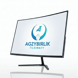 Монитор 32" Agybirlik Tilsimaty, FHD, 75Hz, изогнутый б/у