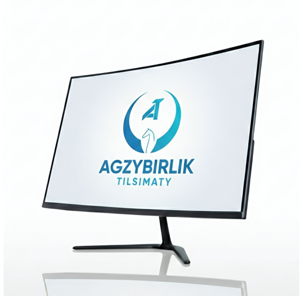Монитор 32" Agybirlik Tilsimaty, FHD, 75Hz, изогнутый б/у