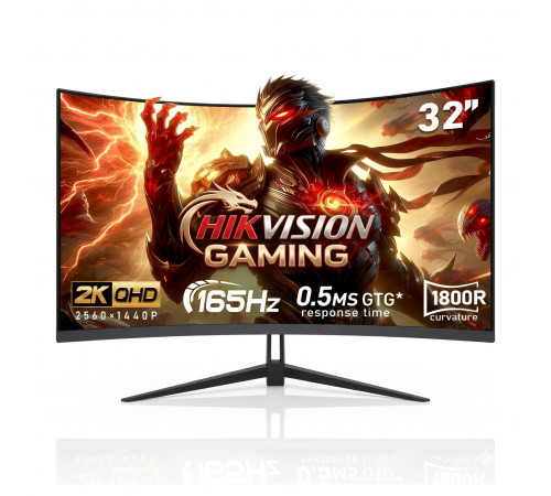 Монитор 32" Hikvision (2K, 165Hz) Gaming изогнутый, игровой