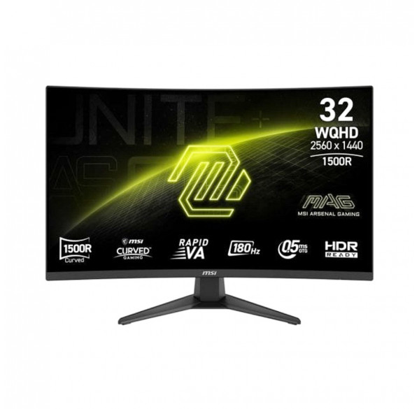 Монитор 32" MSI MAG 321CQF E18, WQHD, 180Hz, изогнутый, игровой