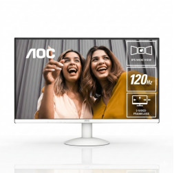 Монитор 27" AOC белый / FHD / 120Hz