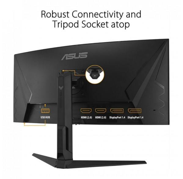 Монитор 34" игровой ASUS TUF Gaming WQHD 180Hz изогнутый