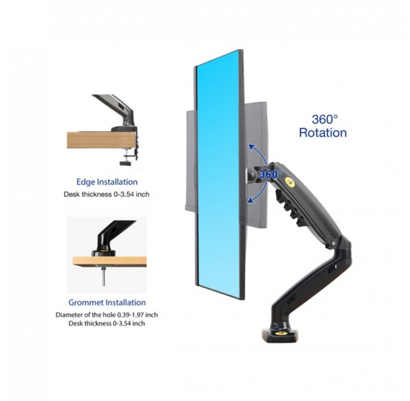 Кронштейн для монитора North Bayou NB F80 (17"-32")